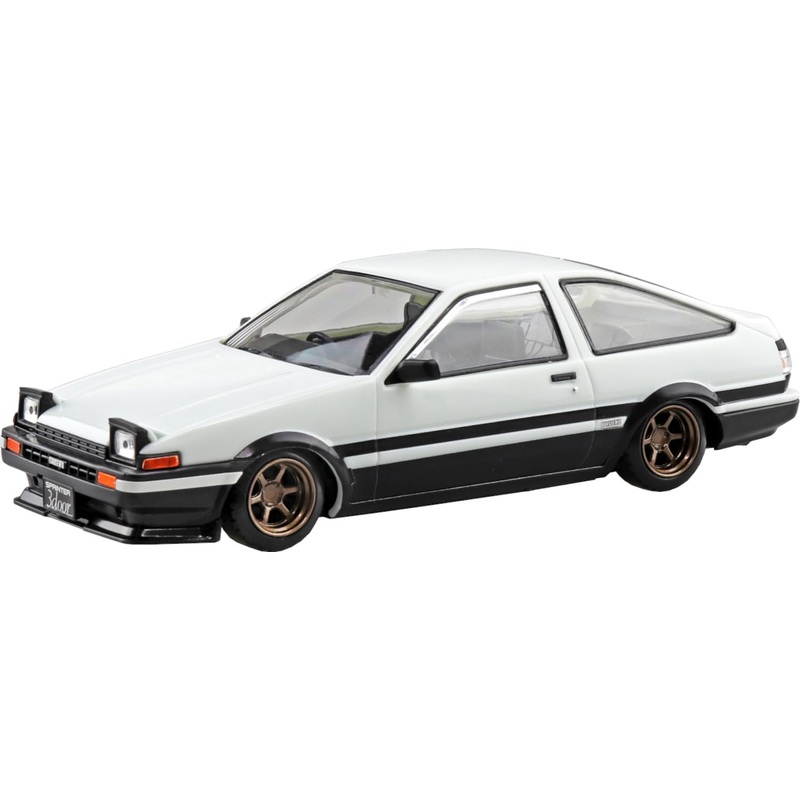 Aoshima 1/32 Easy Plastic Snap Kit No.11CU-WB Toyota Sprinter Trueno Custom (High Tech Two-tone)