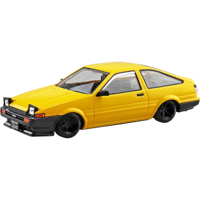 Aoshima 1/32 Easy Plastic Snap Kit No.11CU-YW Toyota Sprinter Trueno Custom (Yellow)