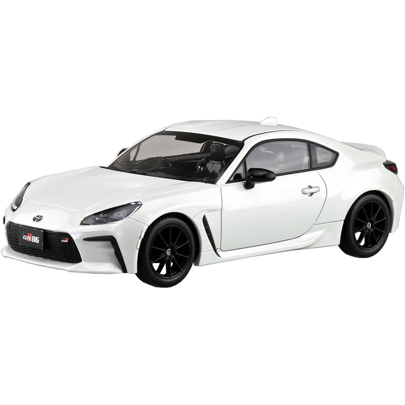 Aoshima 1/32 Easy Plus Snap Kit 10-CW Toyota GR86 2021 Crystal White Pearl