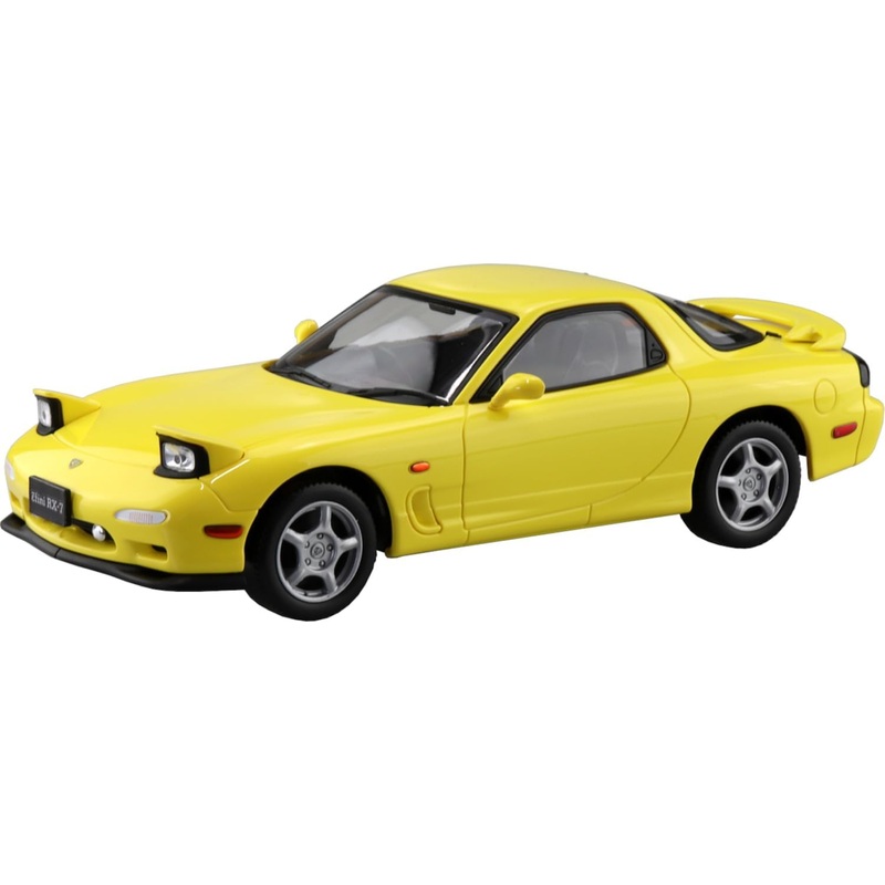 Aoshima 1/32 Raku Plastic Snap Kit No.04-CY Infini FD3S RX-7 Competition Yellow Mica