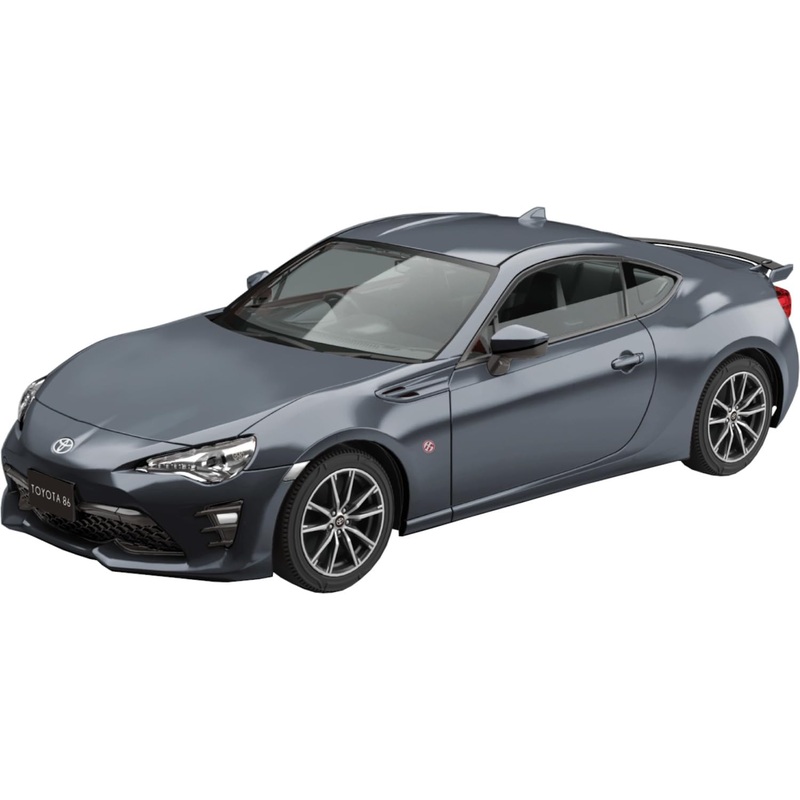 Aoshima 1/32 Raku Plastic Snap Kit No.08-DG Toyota 86 Dark Gray Metallic