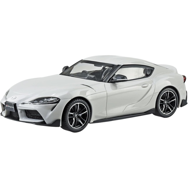 Aoshima 1/32 RakuPla Snap Kit No.13-WT Toyota GR Supra 2019 White Metallic