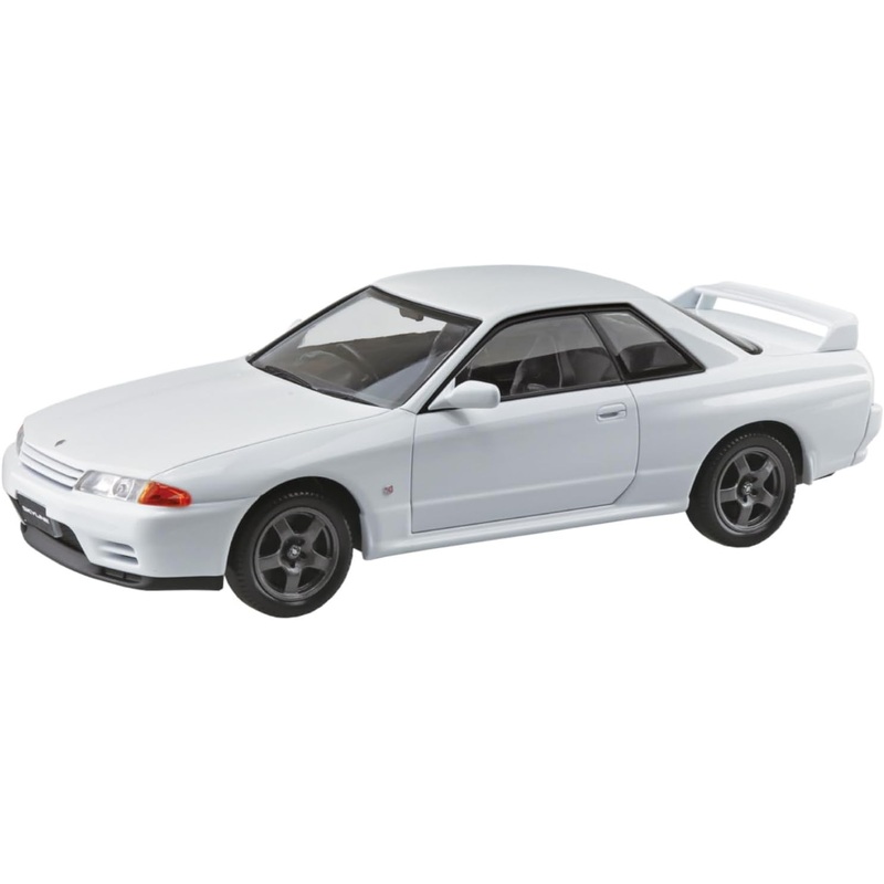 Aoshima 1/32 RakuPla Snap Kit No.14-CW Nissan R32 Skyline GT-R Crystal White