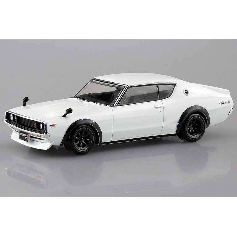 Aoshima 18-SP2 The Snap Kit 1/32 Nissan C110 Skyline GT-R Custom (White)