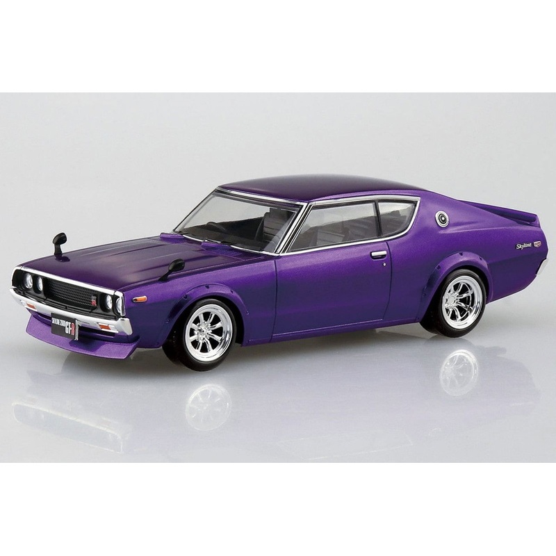 Aoshima 18-SP3 The Snap Kit 1/32 Nissan C110 Skyline GT-R Custom (Metallic Purple)
