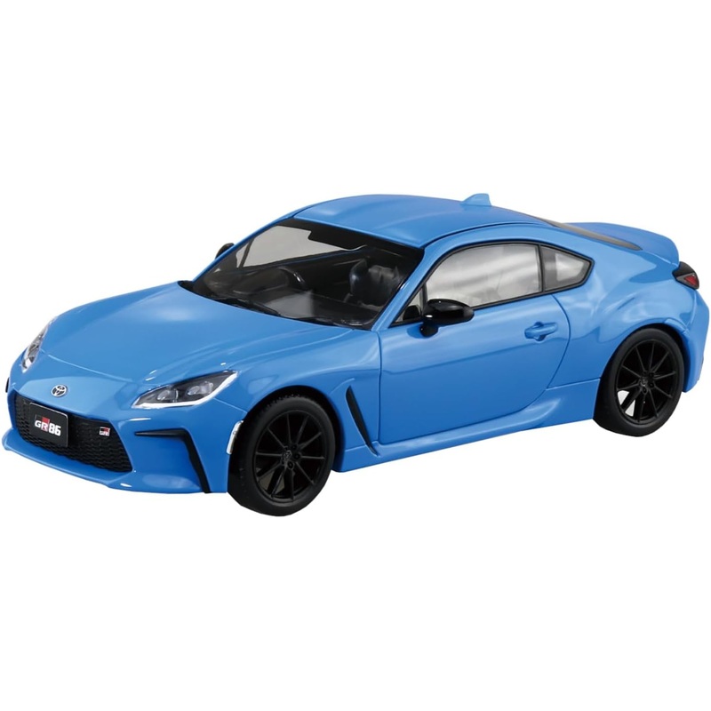 Aoshima 21-E Bunka Kyozai 1/32 The Snap Kit Series Toyota GR86 Bright Blue