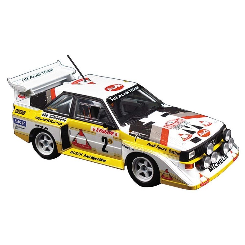 Aoshima Audi Sport Quattro S1 E2 Monte Carlo Rally 1986
