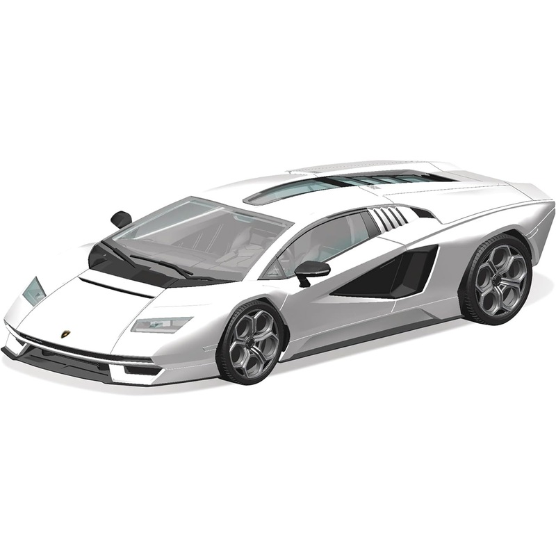 Aoshima Bunka Kyozai 19-A 1/32 The Snap Kit Series Lamborghini Countach LPI 800-4 White