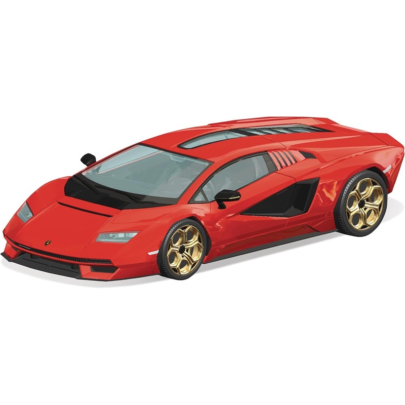 Aoshima Bunka Kyozai 19-B 1/32 The Snap Kit Series Lamborghini Countach LPI 800-4 Red