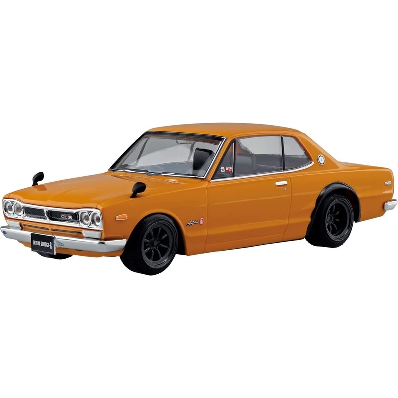 Aoshima Nissan Skyline 2000GT-R Custom Wheel (Safari Brown)