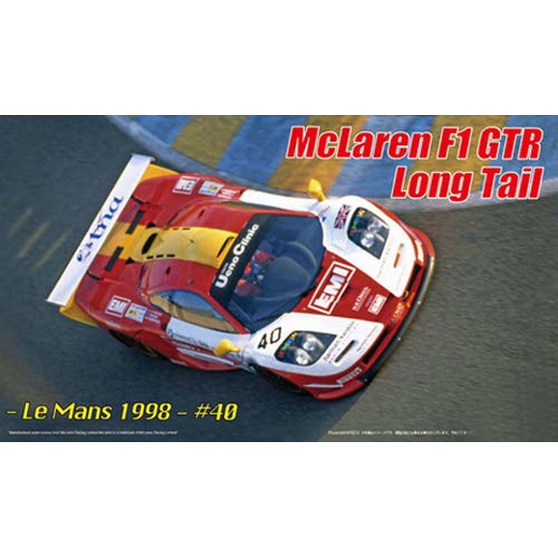 Fujimi McLaren F1 GTR Long Tail Le Mans 1998 #40 DX