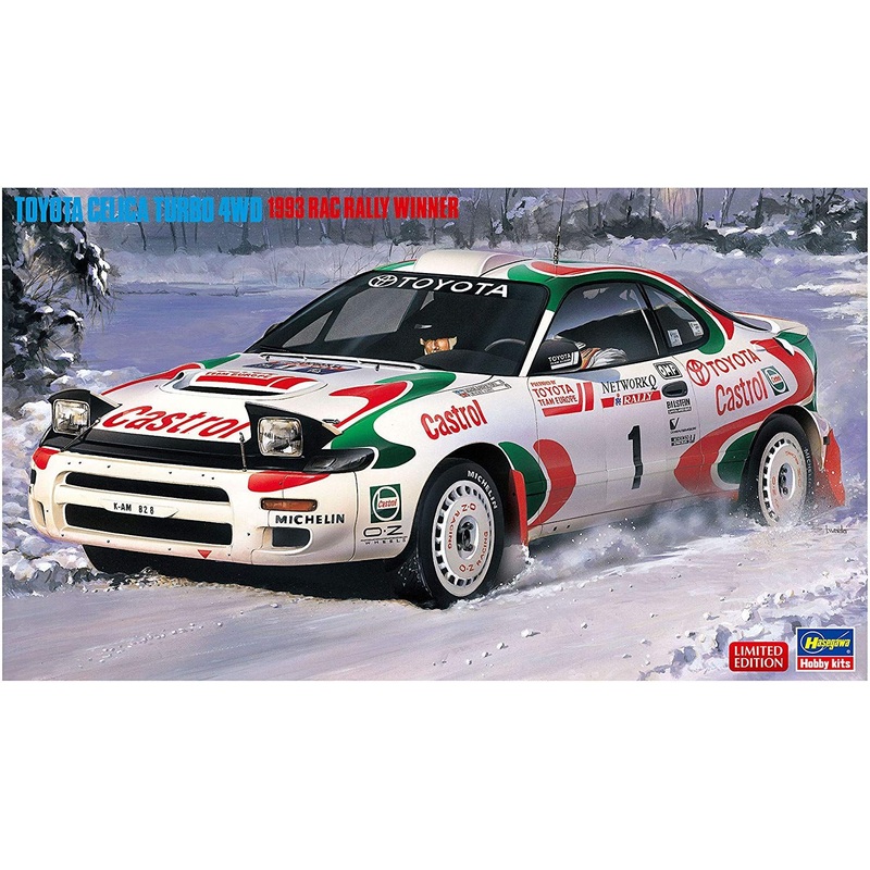 Hasegawa Toyota Celica Turbo 4WD 1993 RAC Rally Winner