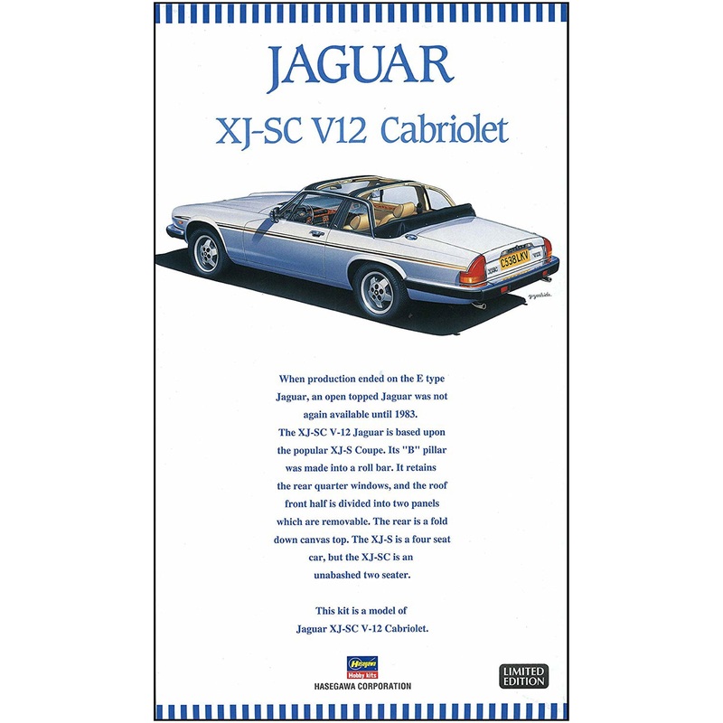 Kotobukiya Jaguar XJ-SC V12 Cabriolet (1/24 Scale Plastic Model)