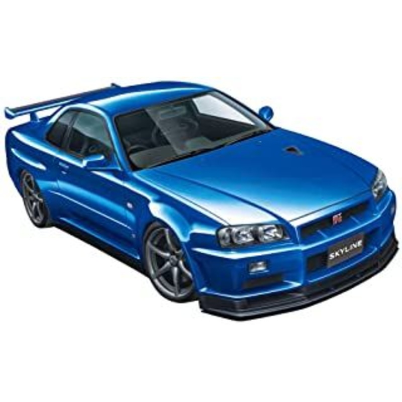 Aoshima Nissan BNR34 Skyline GT-R V-specII `02