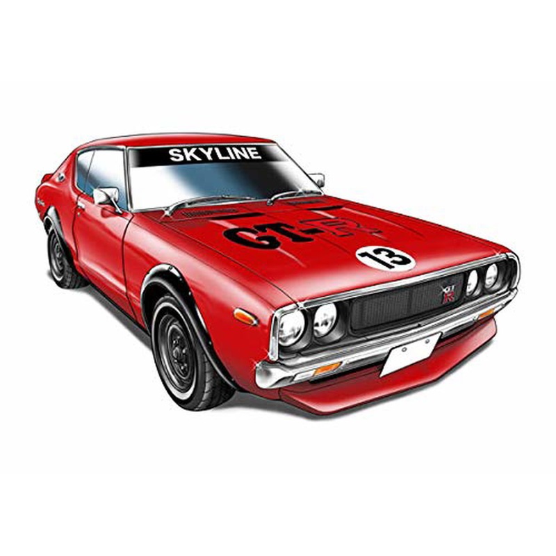 Fujimi Yoroshiku Mechadoc Nissan Skyline GT-R 2dr `73 (KPGC110) Team GT