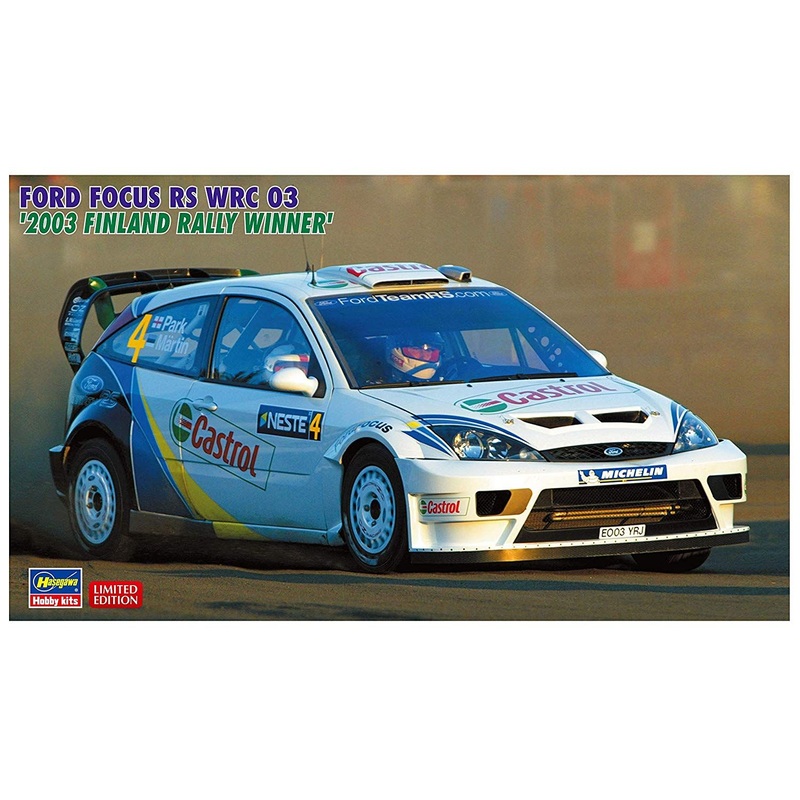 Hasegawa Ford Focus RS WRC 03 `2003 Rally Finland Winner`