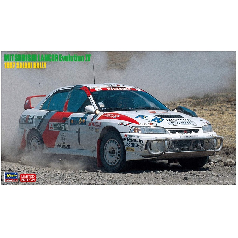 Hasegawa Mitsubishi Lancer Evolution IV `1997 Safari Rally`