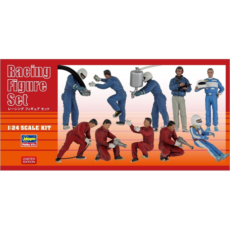 Hasegawa Racing Figure Set (10 Pieces)