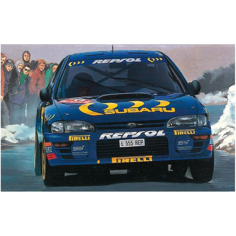 Hasegawa Subaru Impreza `94 RAC/`95 Monte Carlo Rally Winner`