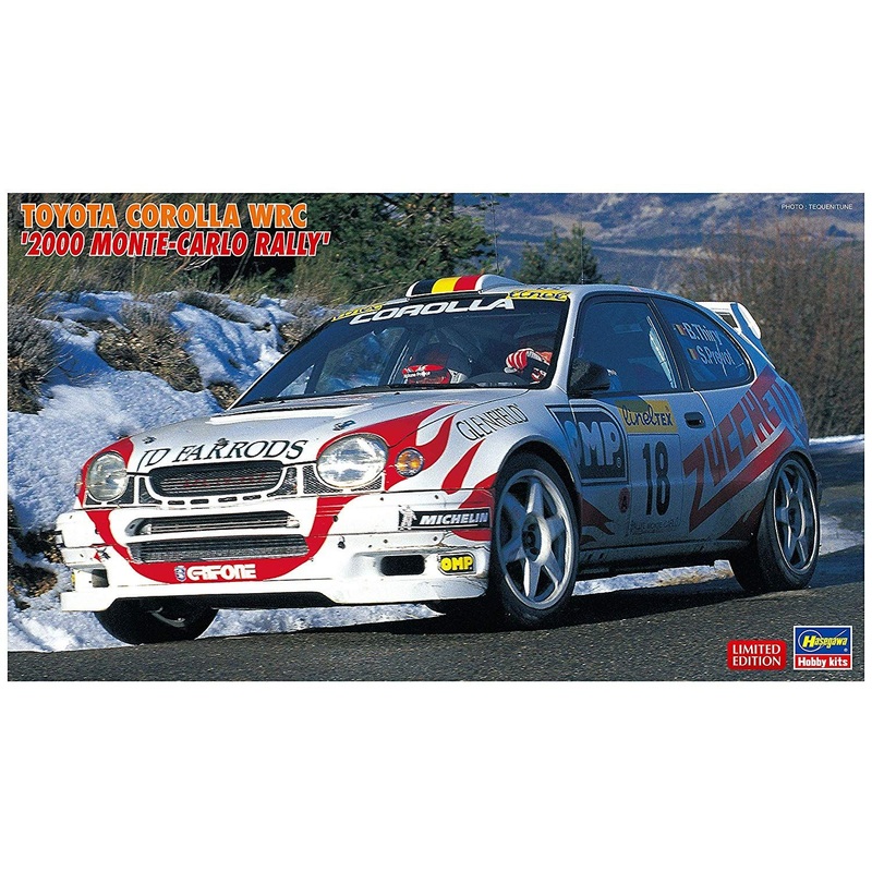 Hasegawa Toyota Corolla WRC `2000 Monte Carlo Rally`