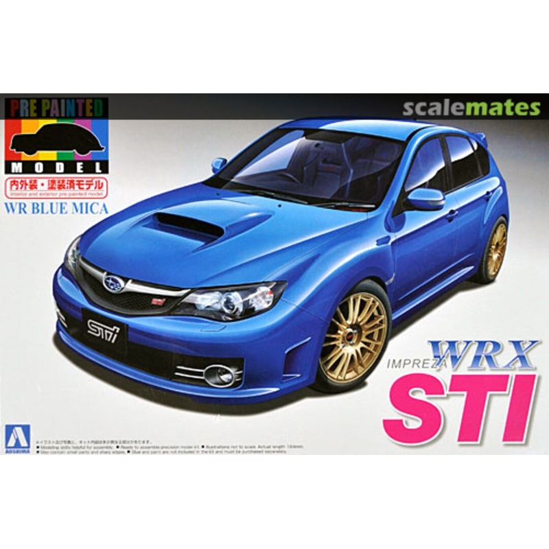 Aoshima GRB Impreza WRX STI 5door `07 (WR Blue Mica)
