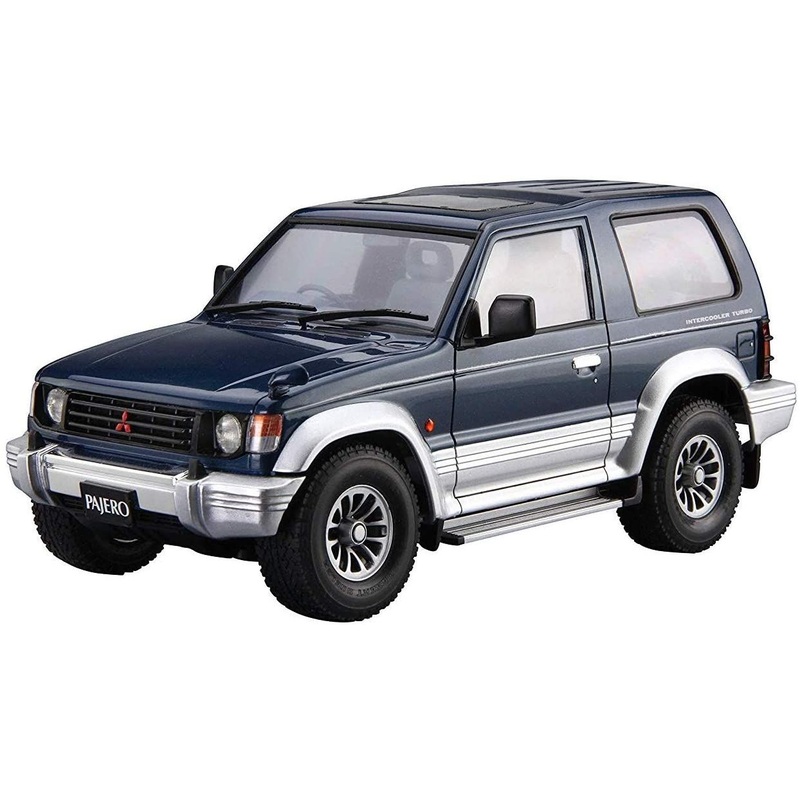 Aoshima Mitsubishi V24WG Pajero Matel Top Wide XR-II `91