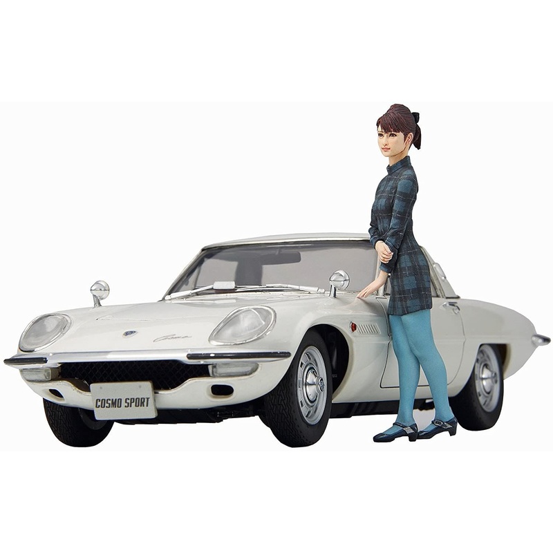 Hasegawa Mazda Cosmo Sports L10B w/Girls Figure