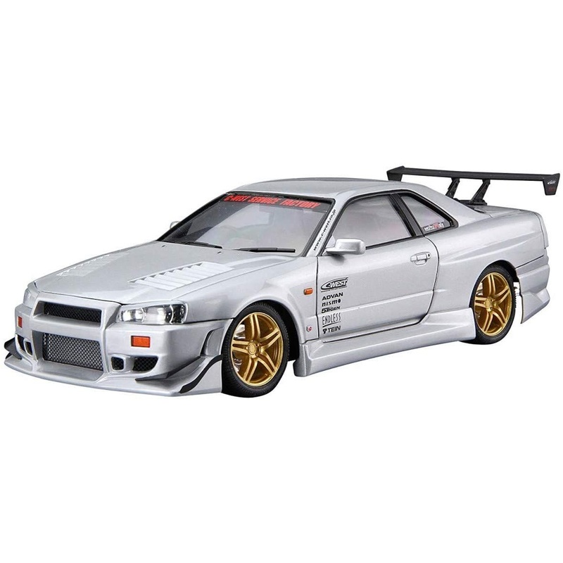 Aoshima C-West BNR34 Skyline GT-R` 02 (Nissan)