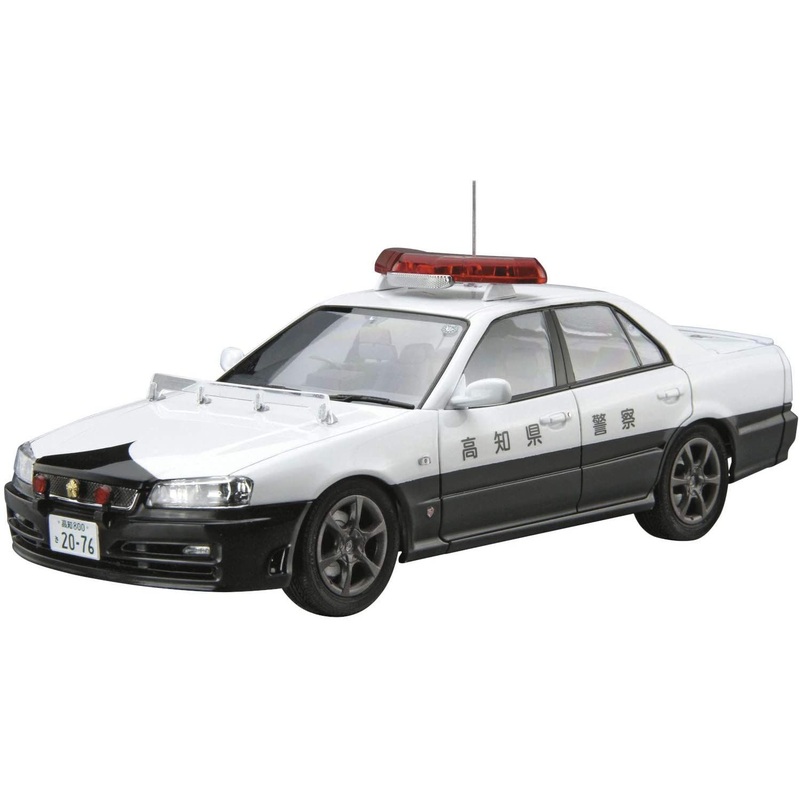 Aoshima Nissan ER34 Skyline Police Car `01