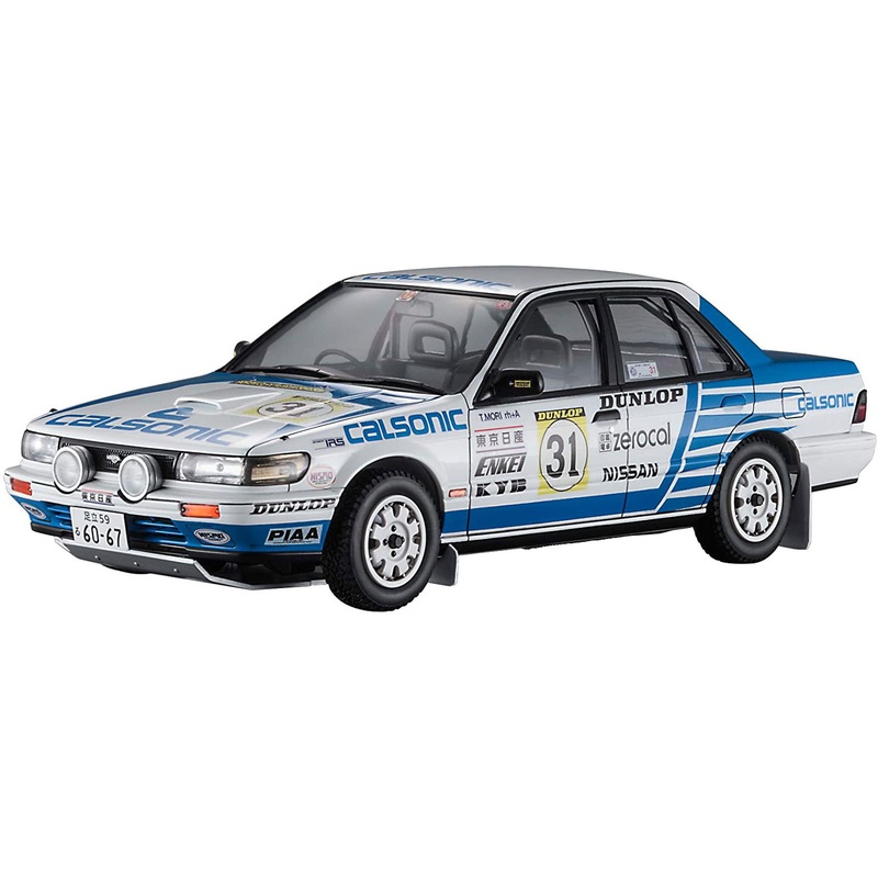 Hasegawa Nissan Bluebird 4dr Sedan SSS-R (U12) `1988 Japanese Rally Champ
