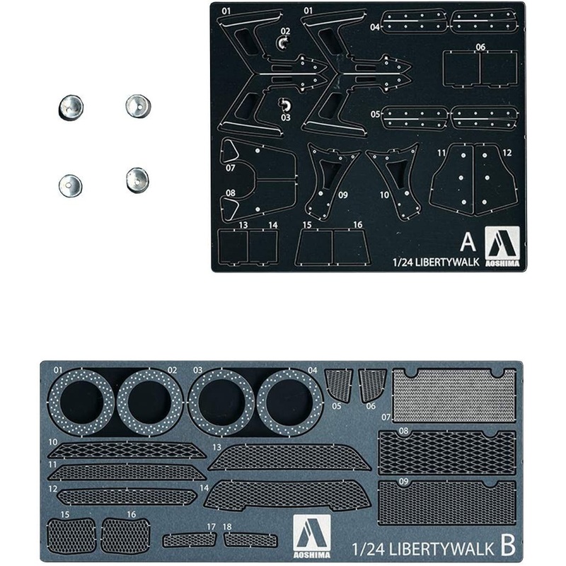 Aoshima Detail Up Parts for LB Works R35 GT-R