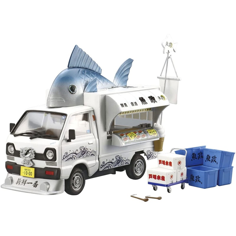 Aoshima Moving Stall 1/24 Fishmonger
