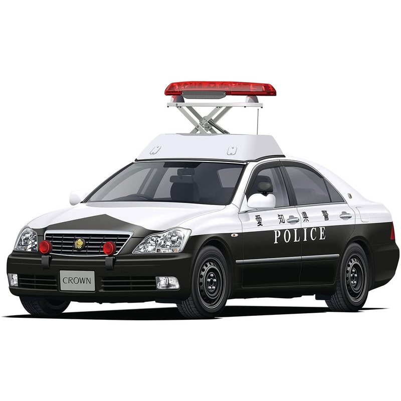 Aoshima Toyota GRS180 Crown Police Car Motor Patrol Unit Vehiclel `05