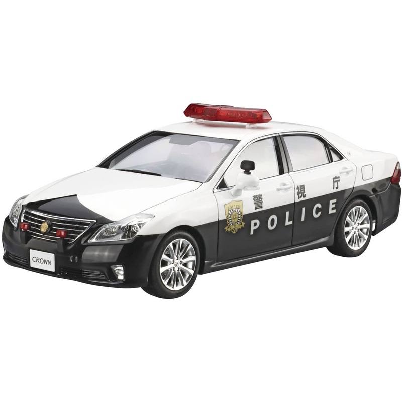 Aoshima Toyota GRS202 Crown Police Car for Traffic Control `10