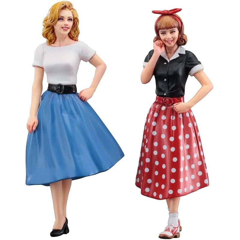 Hasegawa 50`s American Girls Figure (Set of 2)