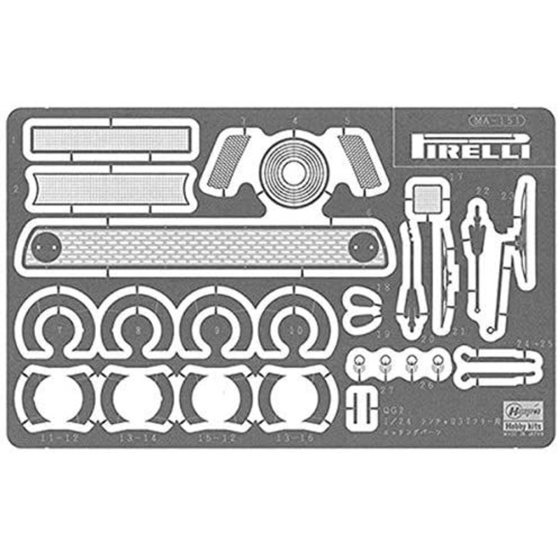 Hasegawa Photo-Etched Parts for Lancia 037