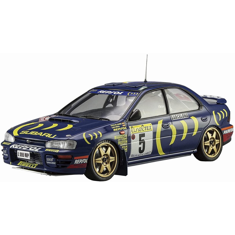 Hasegawa Subaru Impreza 1995 Monte Carlo Rally Winner `Super Detail`