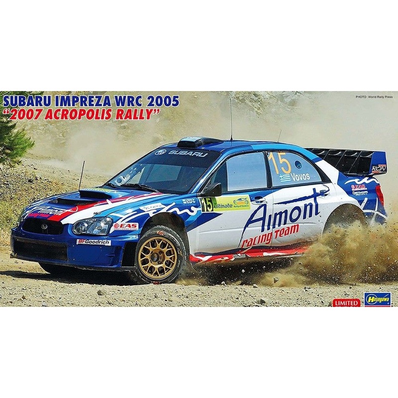 Hasegawa Subaru Impreza WRC 2005 `2007 Acropolis Rally`