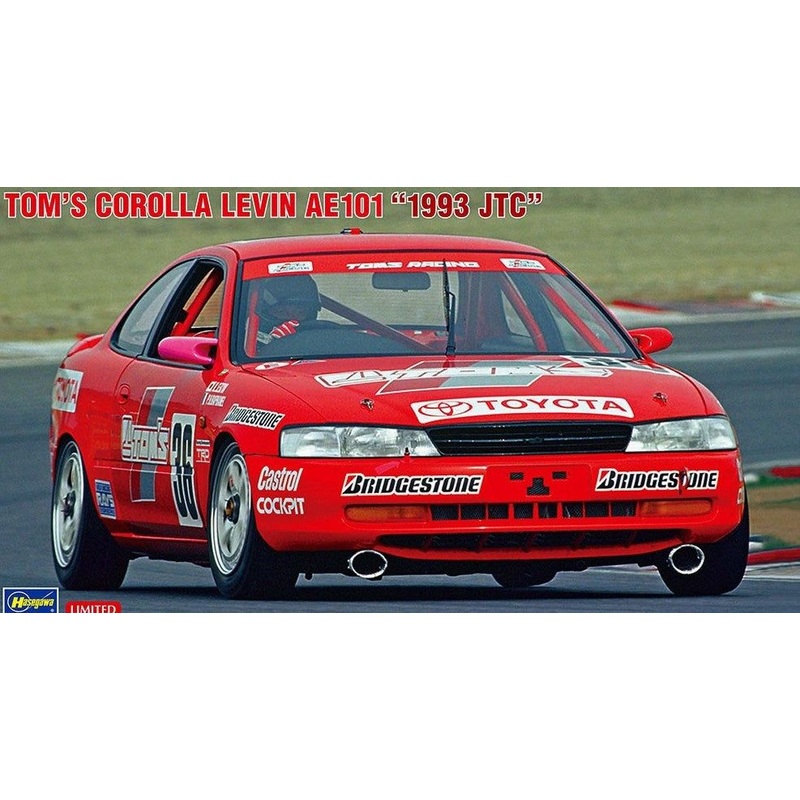 Hasegawa Tom`s Corolla Levin AE101 `1993 JTC`