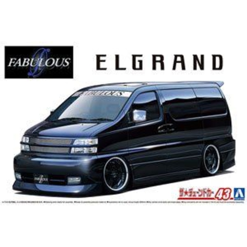 Aoshima Fabulous APE50 Elgrand `00 (Nissan)
