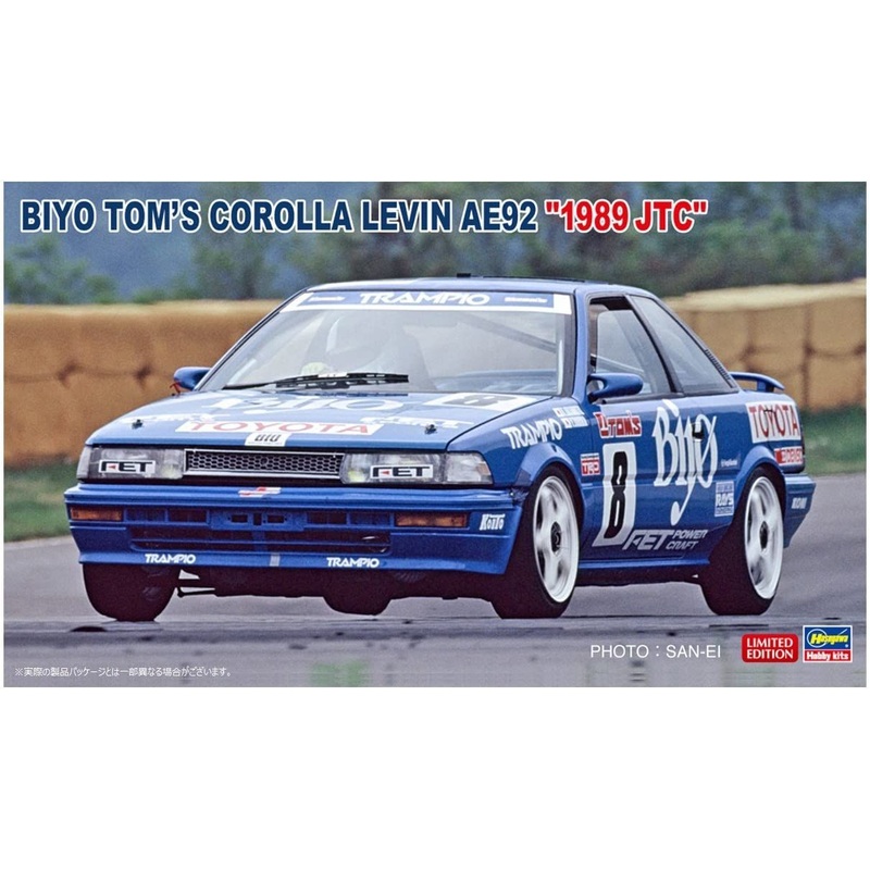 Hasegawa Biyo Tom`s Corolla Levin AE92 `1989 JTC`