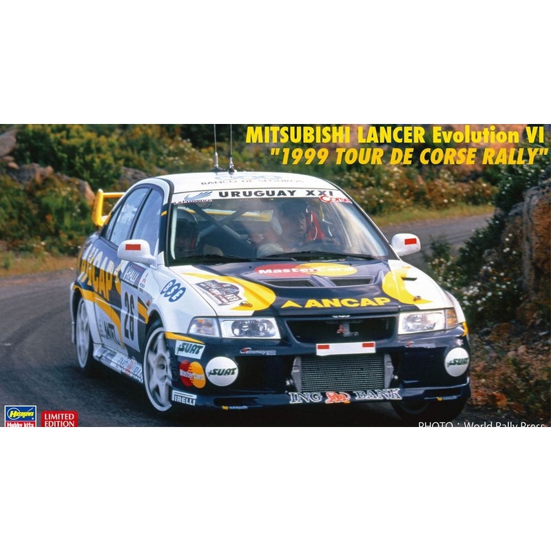 Hasegawa Mitsubishi Lancer Evolution VI `1999 Tour de Corse