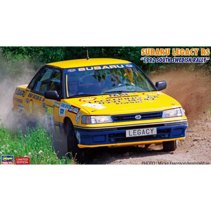 Hasegawa Subaru Legacy RS `1992 South Swedish Rally`