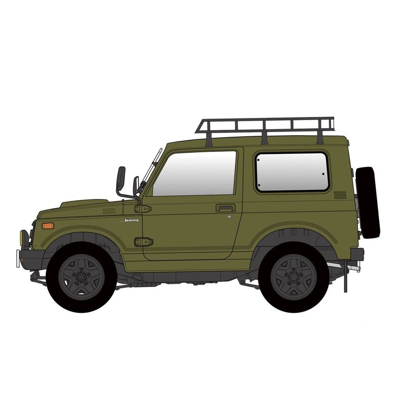Hasegawa Suzuki Jimny (JA11-5) w/Roof Carrier