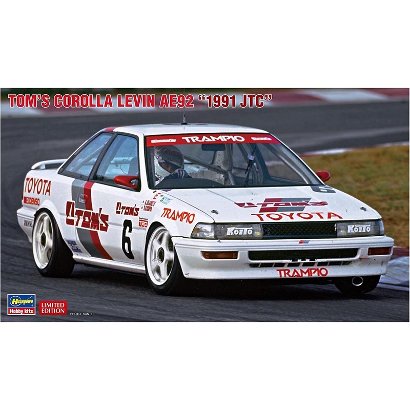 Hasegawa Tom`s Corolla Levin AE92 `1991 JTC`