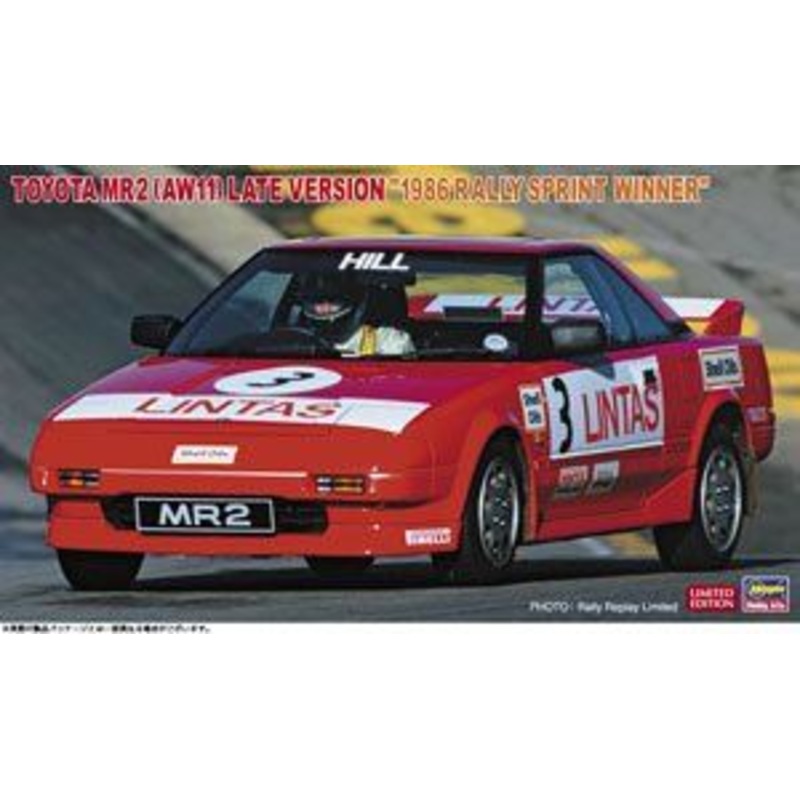Hasegawa Toyota MR2 (AW11) Late Version `1986 Rally Sprint