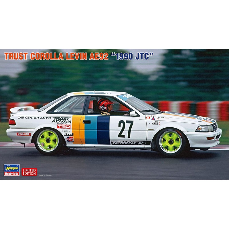 Hasegawa Trust Corolla Levin AE92 `1990 JTC`