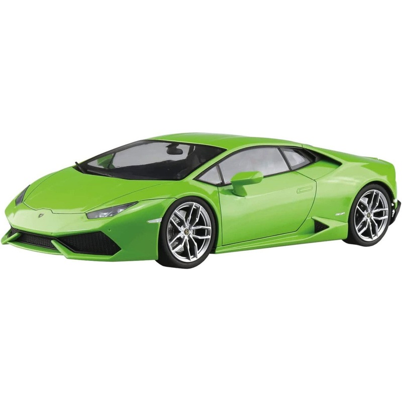 Aoshima 1/24 Pre-Painted No.4-A '14 Lamborghini Huracan Green