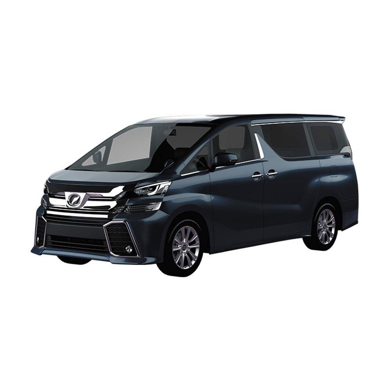Aoshima Toyota Vellfire (Grayish Blue Mica Metallic) Damage Box