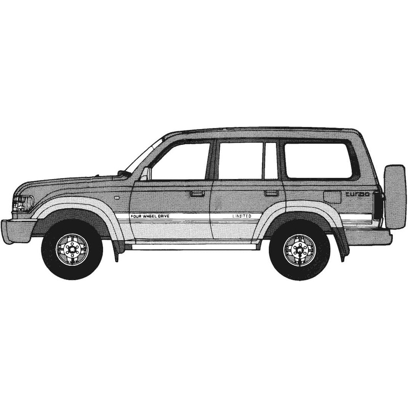 Fujimi 1/24 Touge Series No. 21 Toyota Land Cruiser 80